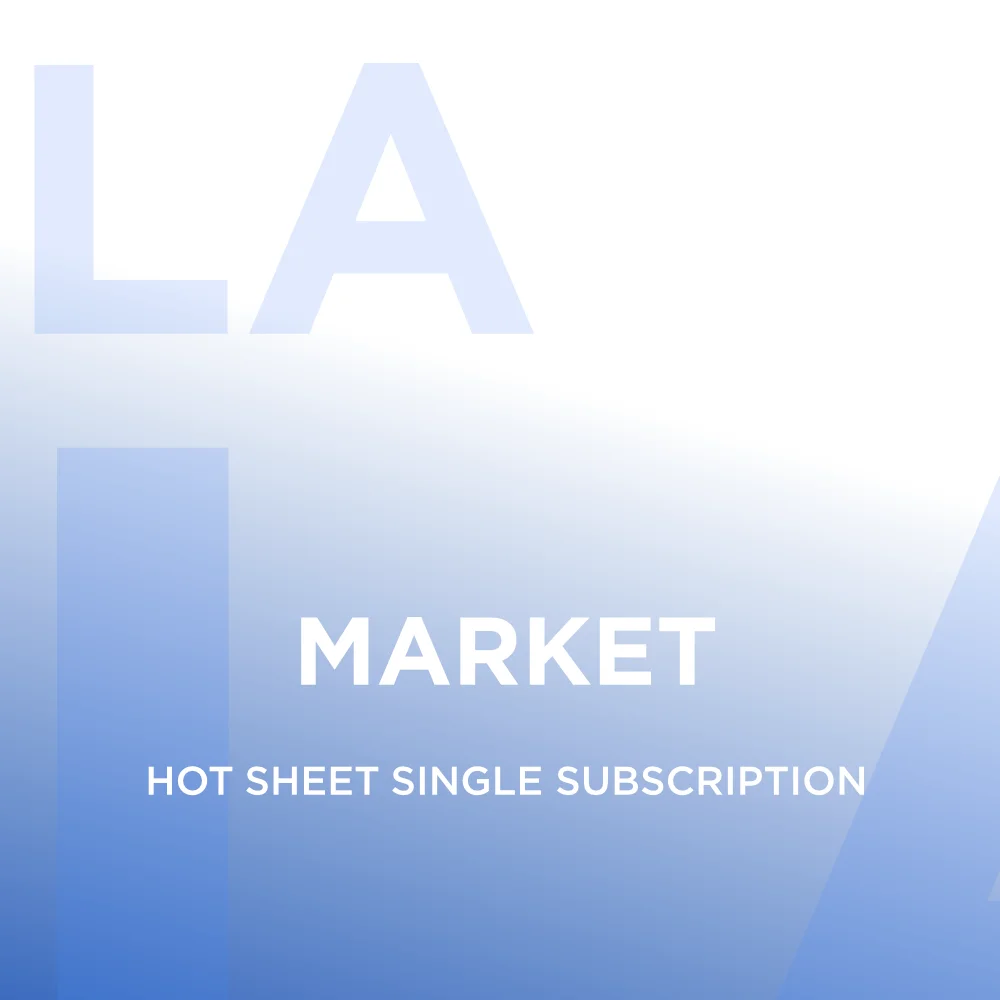 Product - LA Market Hot Sheet - Single Subscription