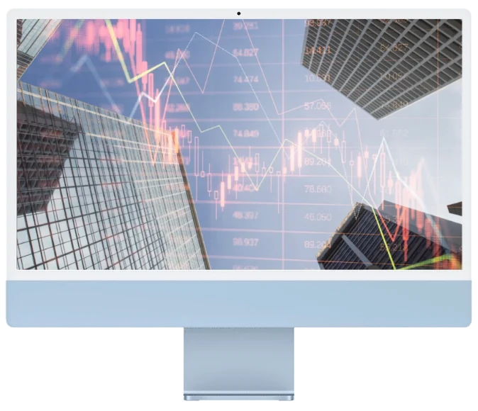 Commercial Real Estate Market Data Charts - Concept Image